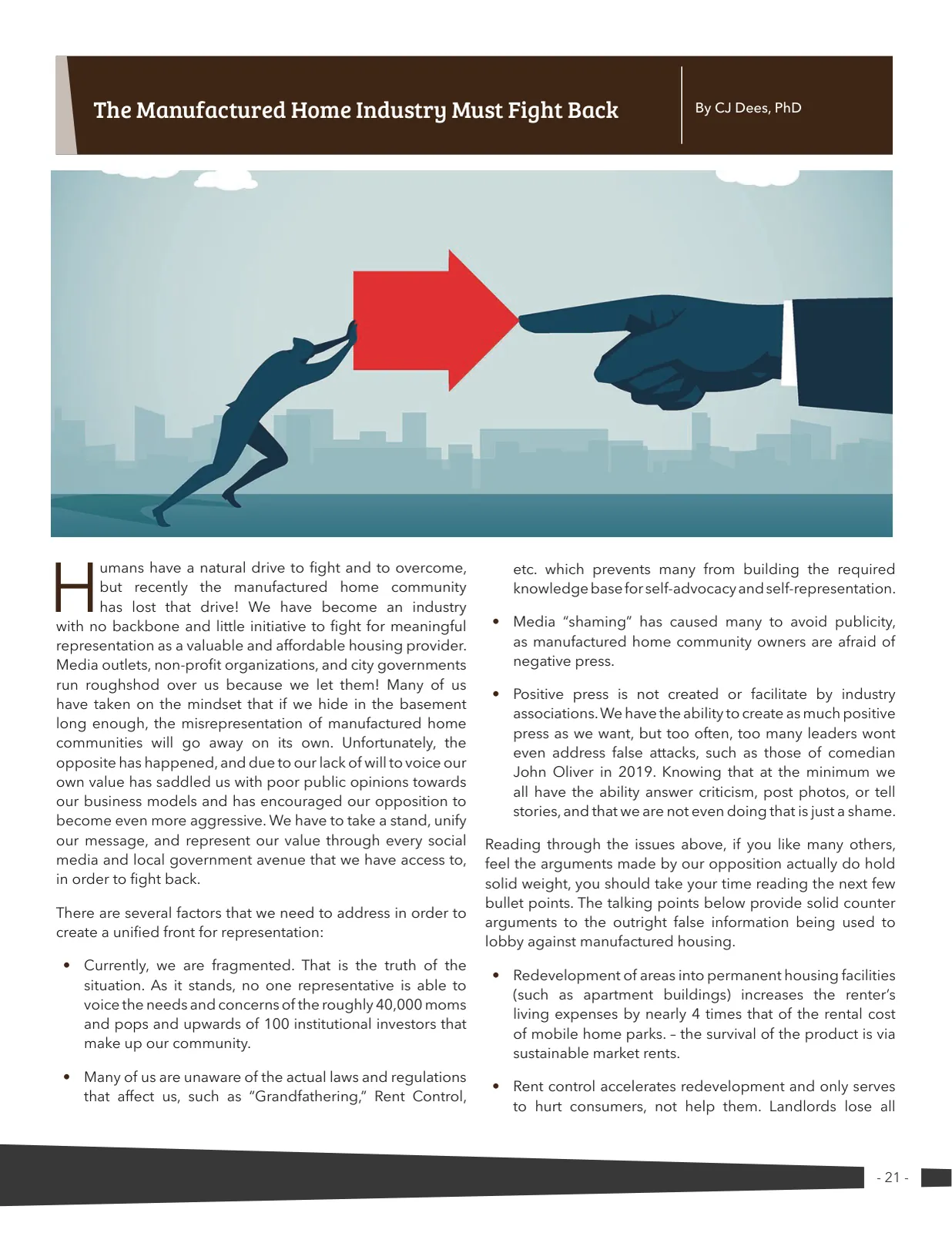 Page 21 of Manufactured Housing Review 2023 Q3