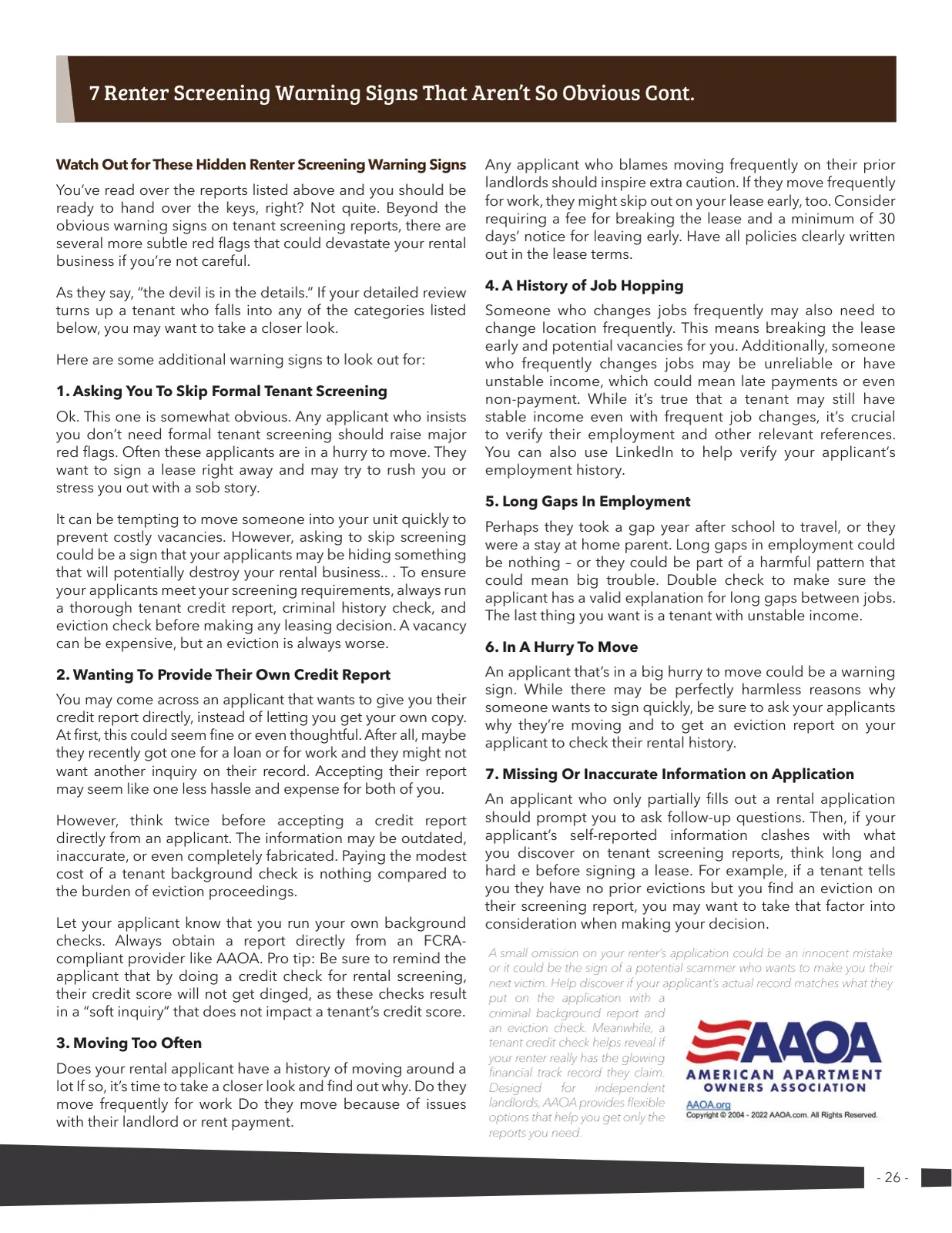 Page 26 of Manufactured Housing Review 2023 Q3