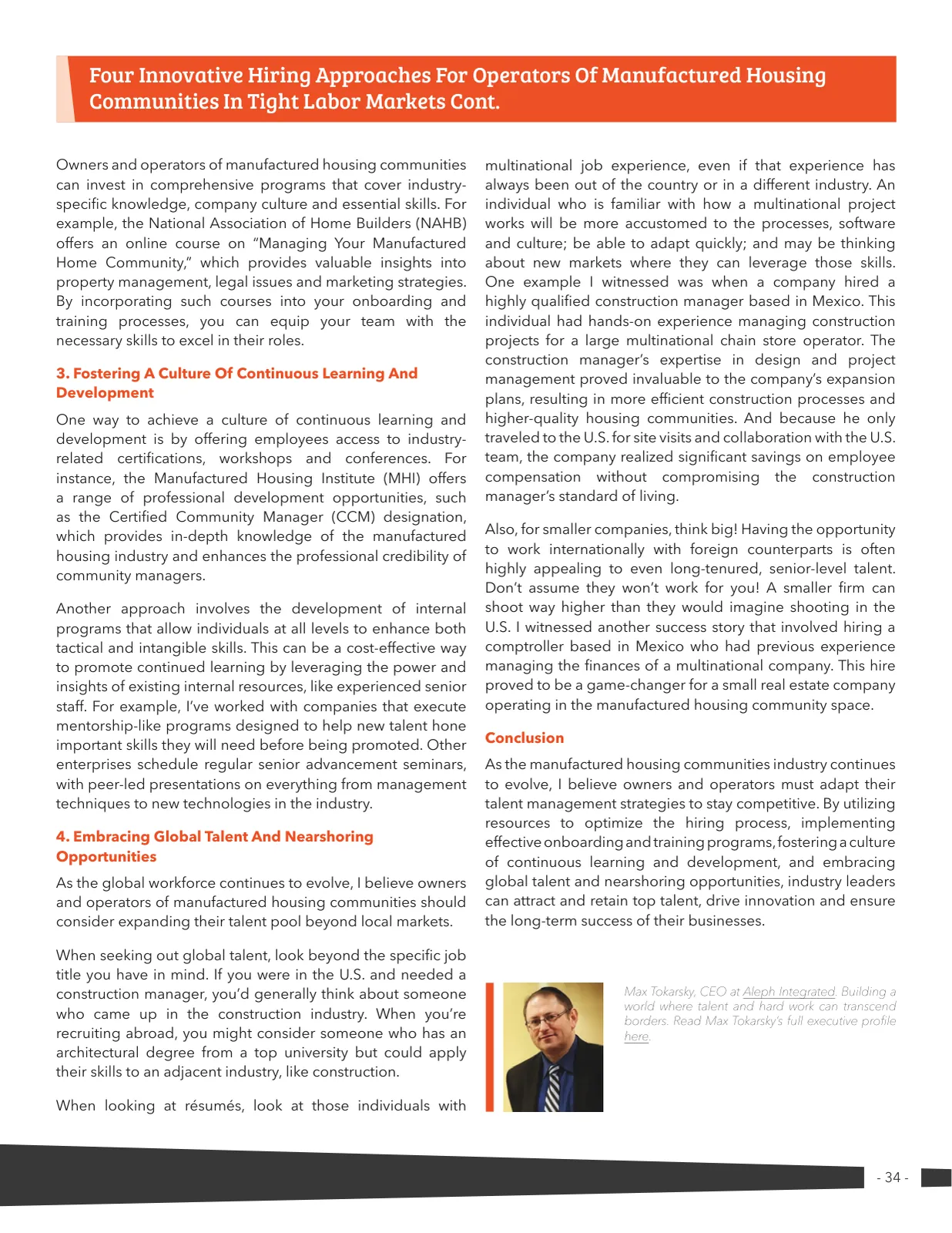 Page 34 of Manufactured Housing Review 2023 Q3