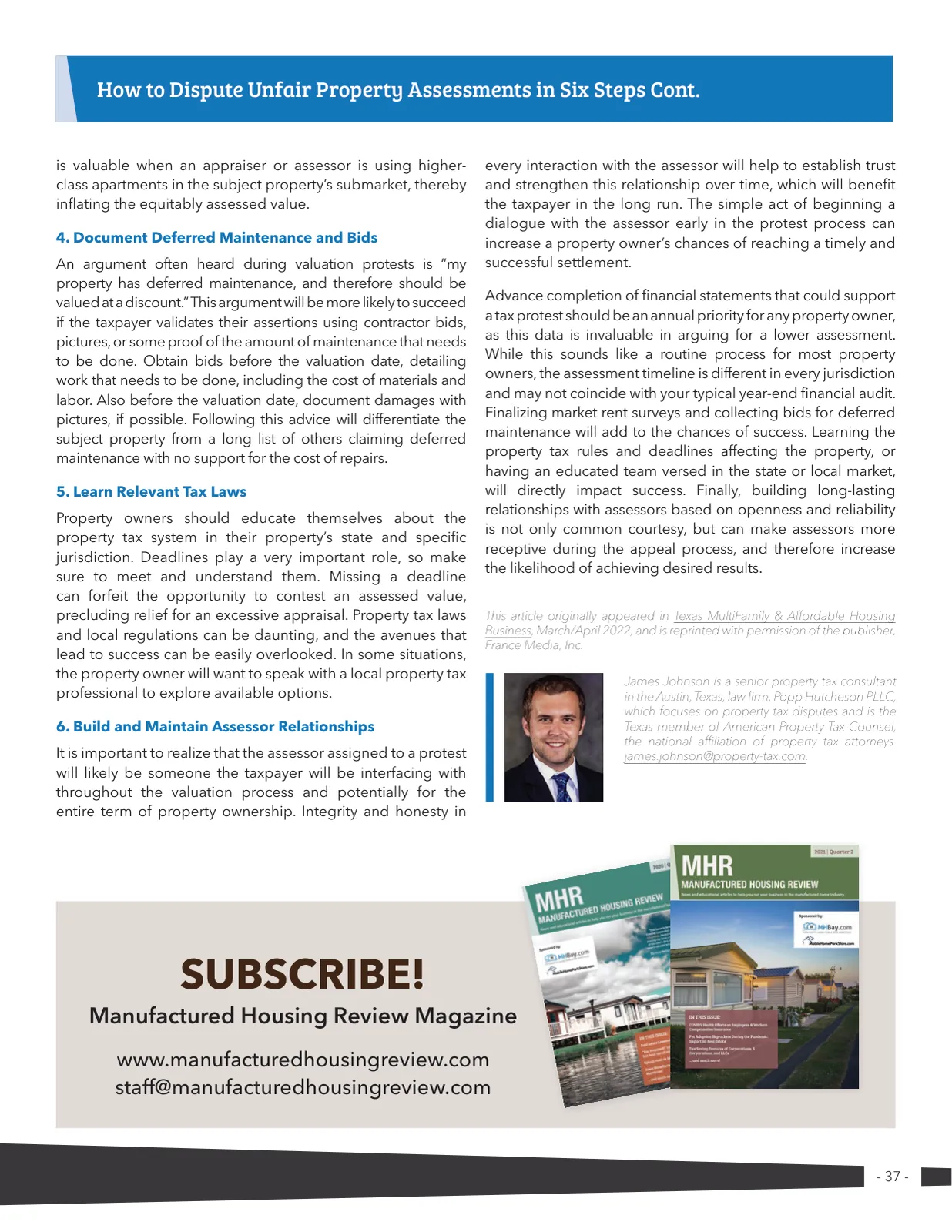 Page 37 of Manufactured Housing Review 2023 Q3