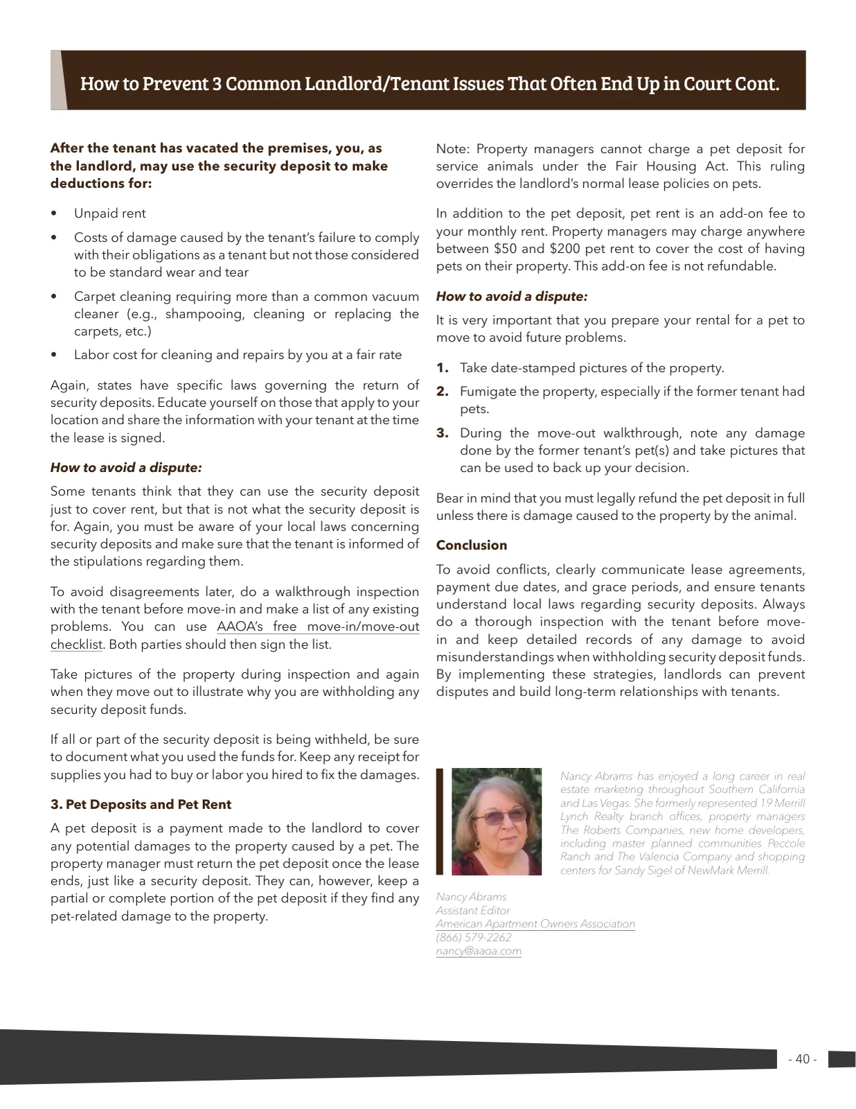 Page 40 of Manufactured Housing Review 2023 Q3