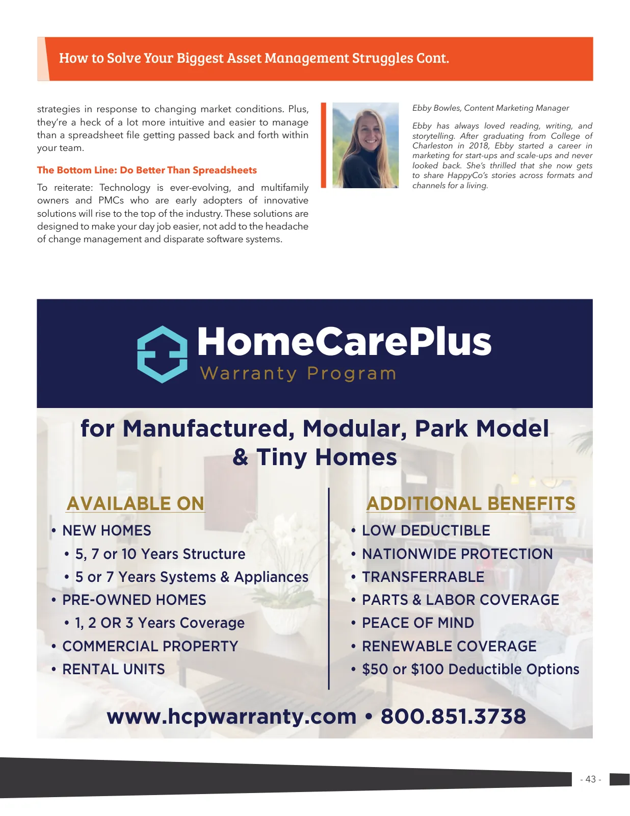 Page 43 of Manufactured Housing Review 2023 Q3