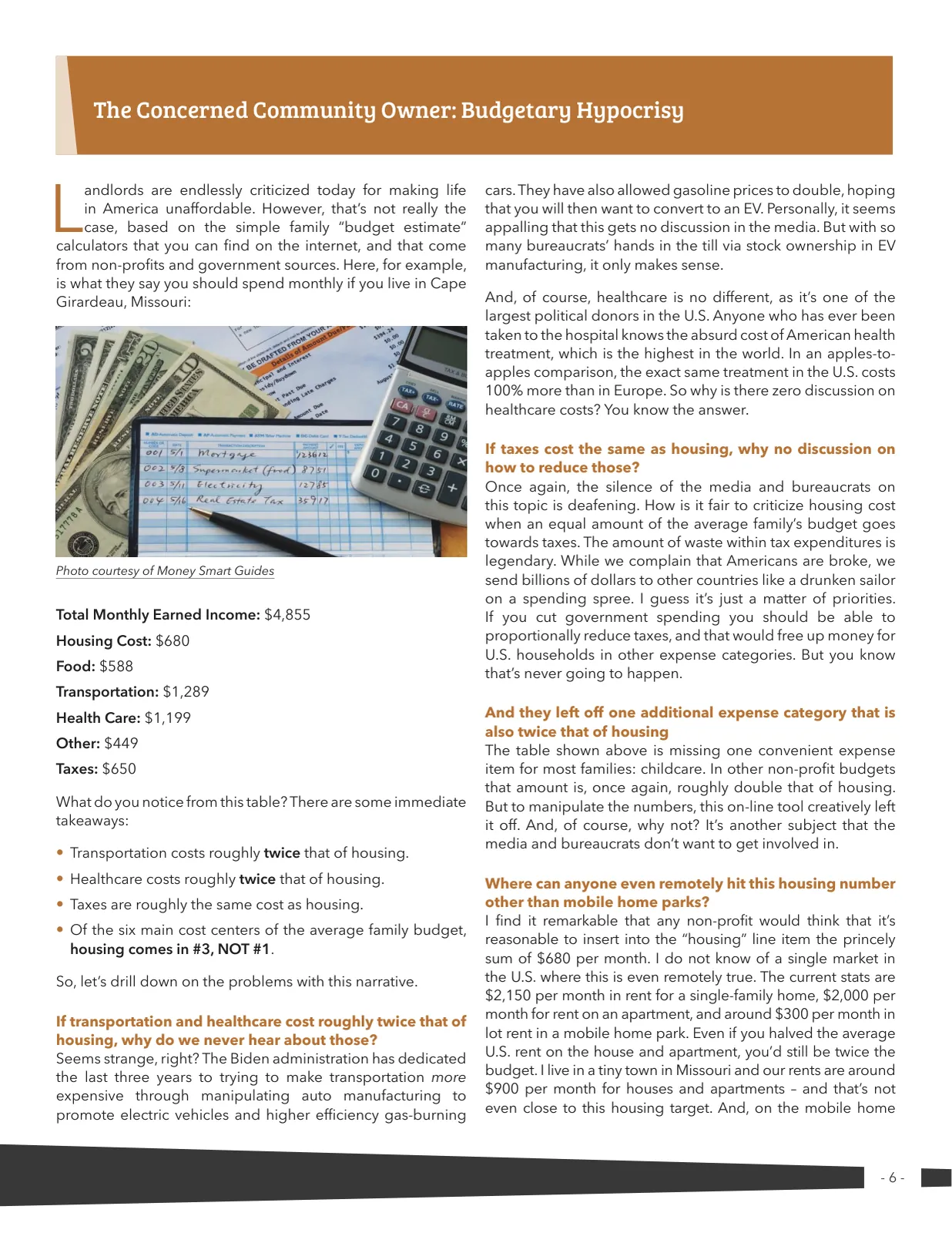 Page 6 of Manufactured Housing Review 2024 Q3