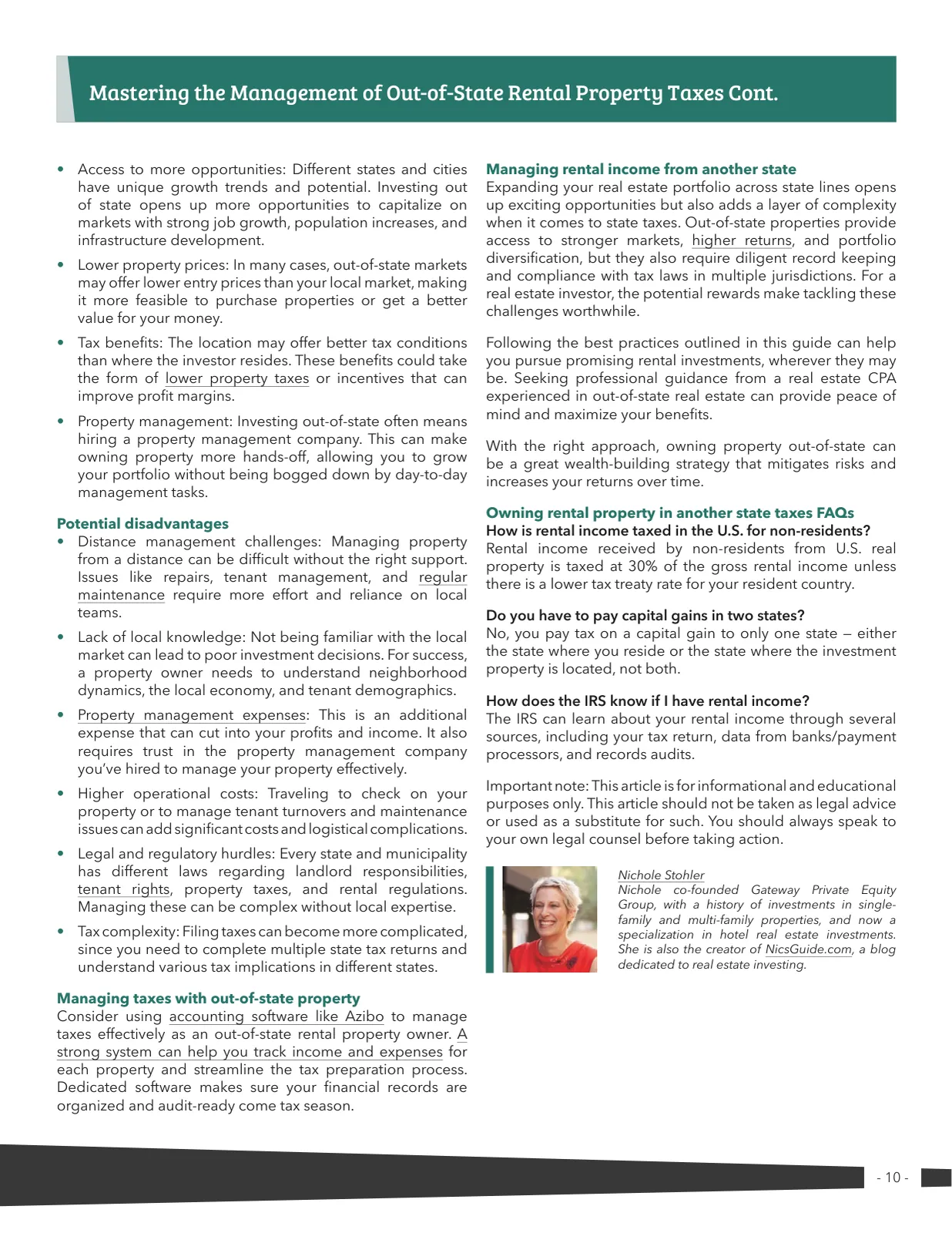 Page 10 of Manufactured Housing Review 2024 Q3