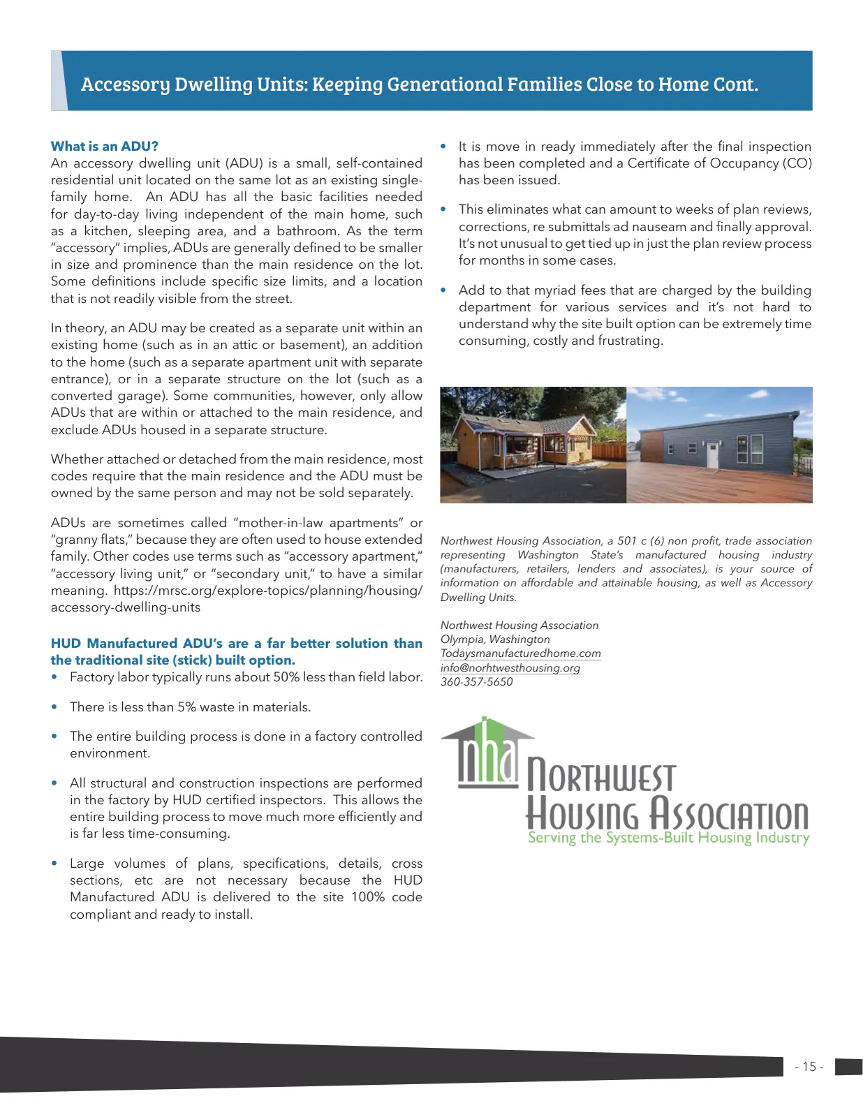 Page 15 of Manufactured Housing Review 2024 Q3