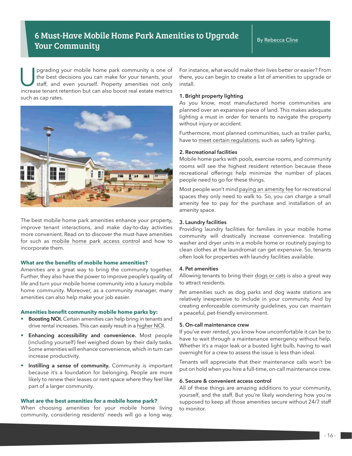 Page 16 of Manufactured Housing Review 2024 Q3