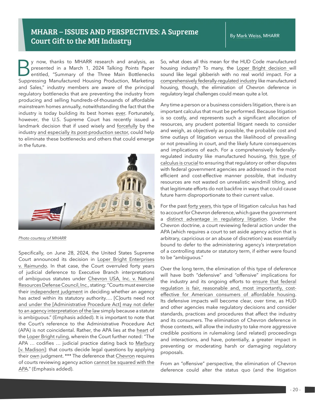 Page 20 of Manufactured Housing Review 2024 Q3