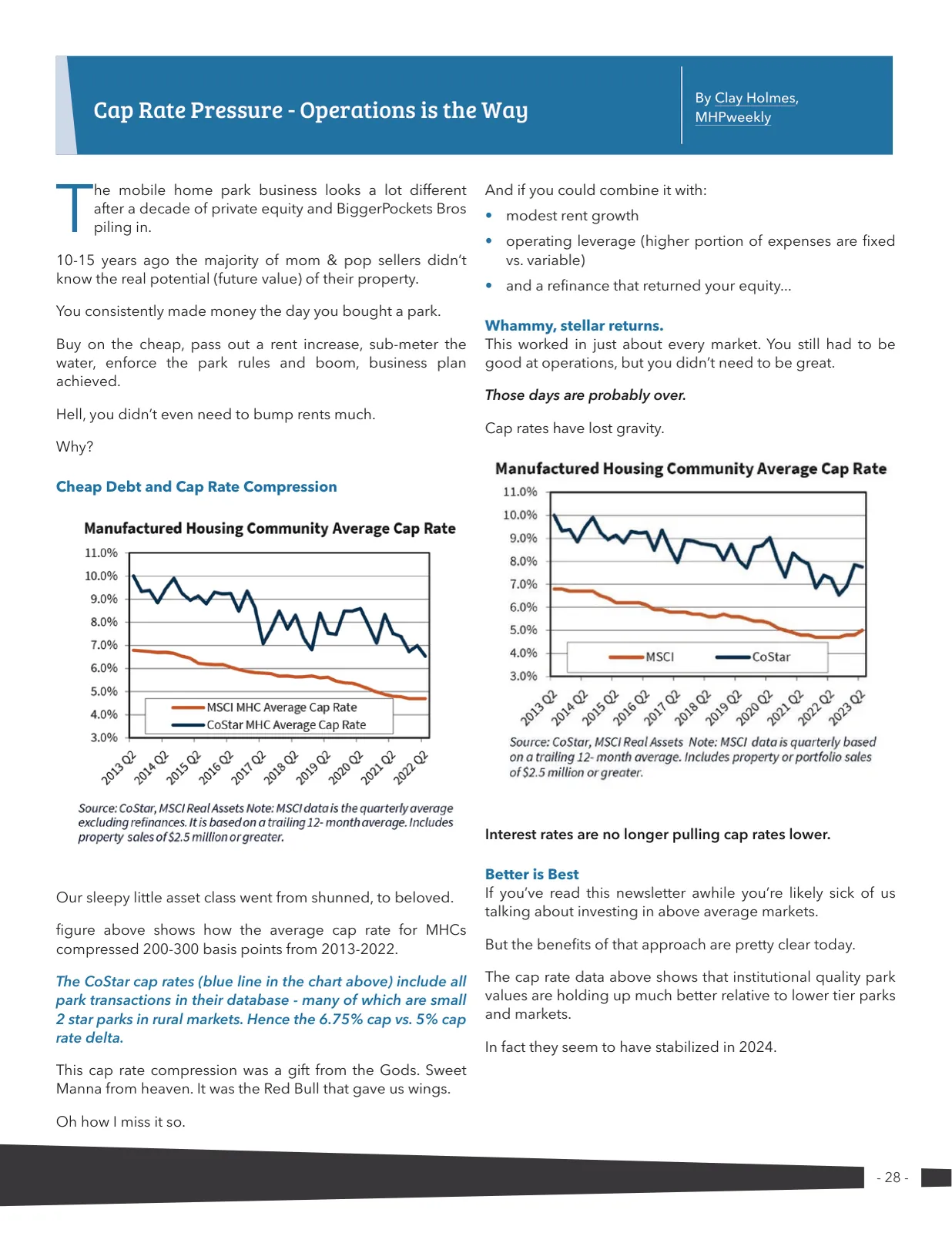 Page 28 of Manufactured Housing Review 2024 Q3