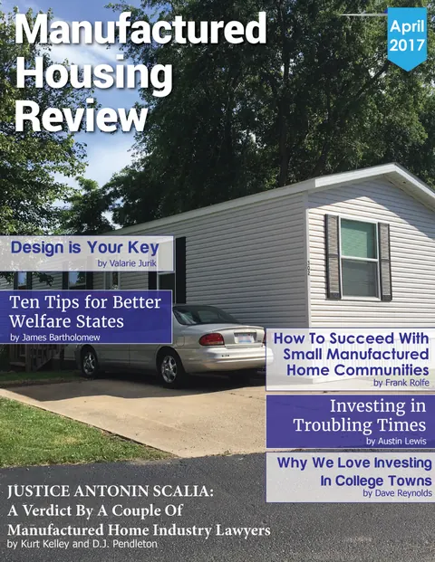 Manufactured Housing Review - April 2017 cover