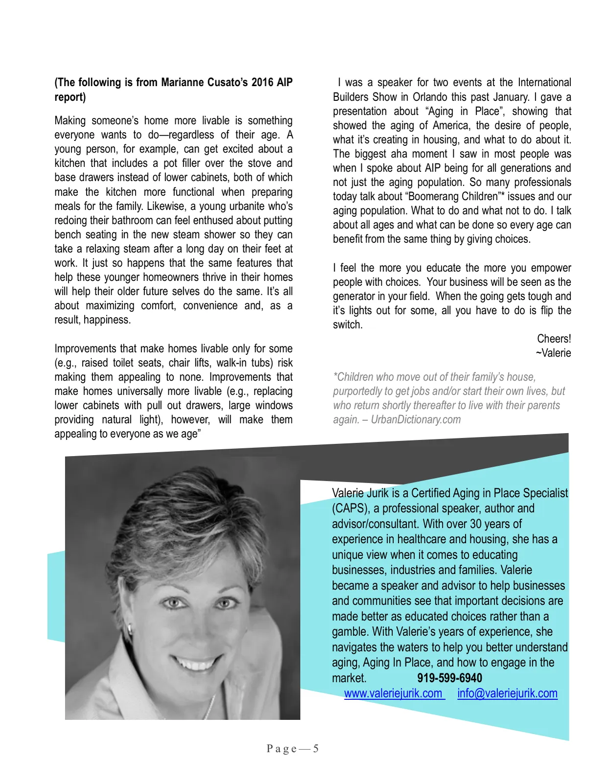 Page 5 of Manufactured Housing Review April 2017