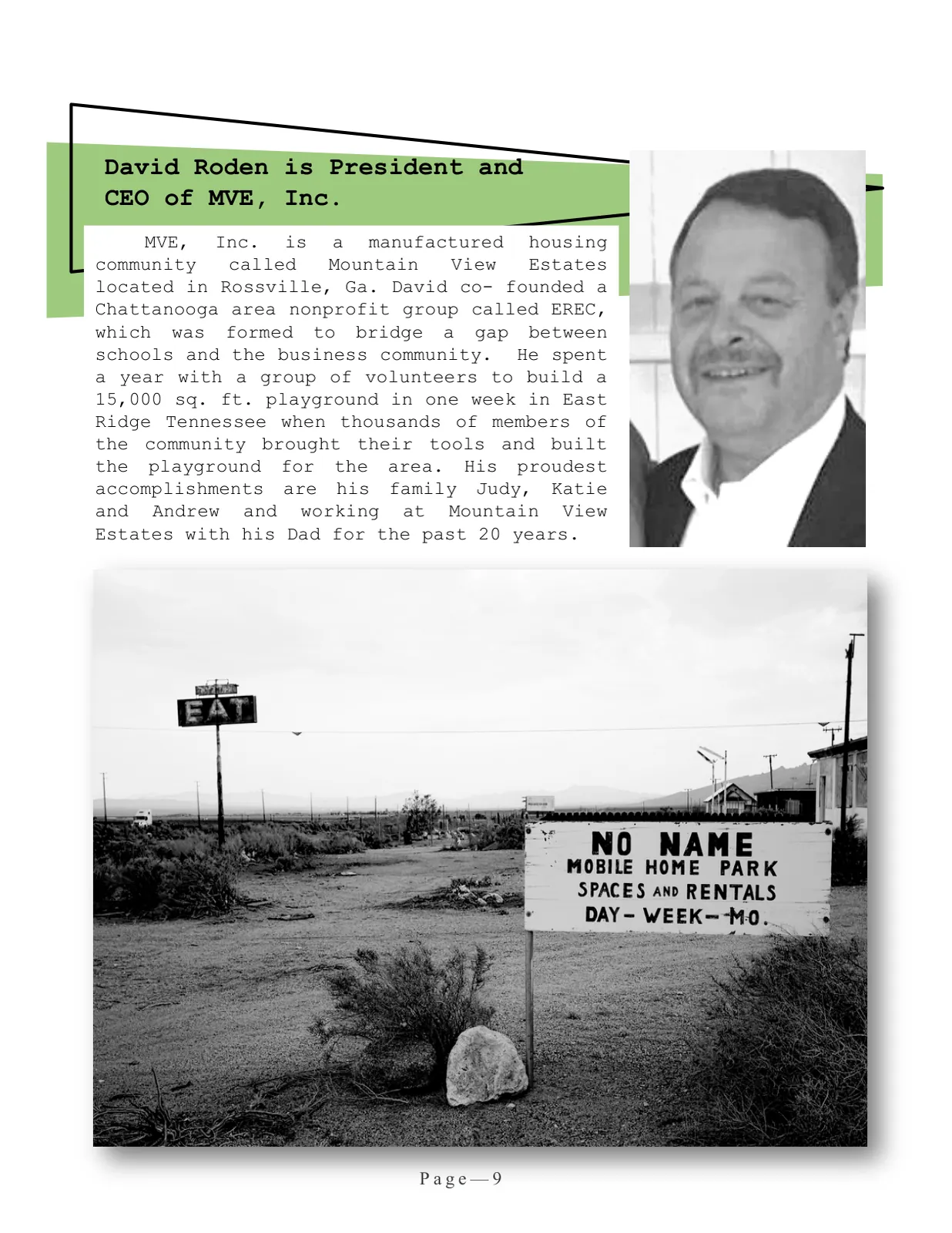 Page 9 of Manufactured Housing Review April 2017