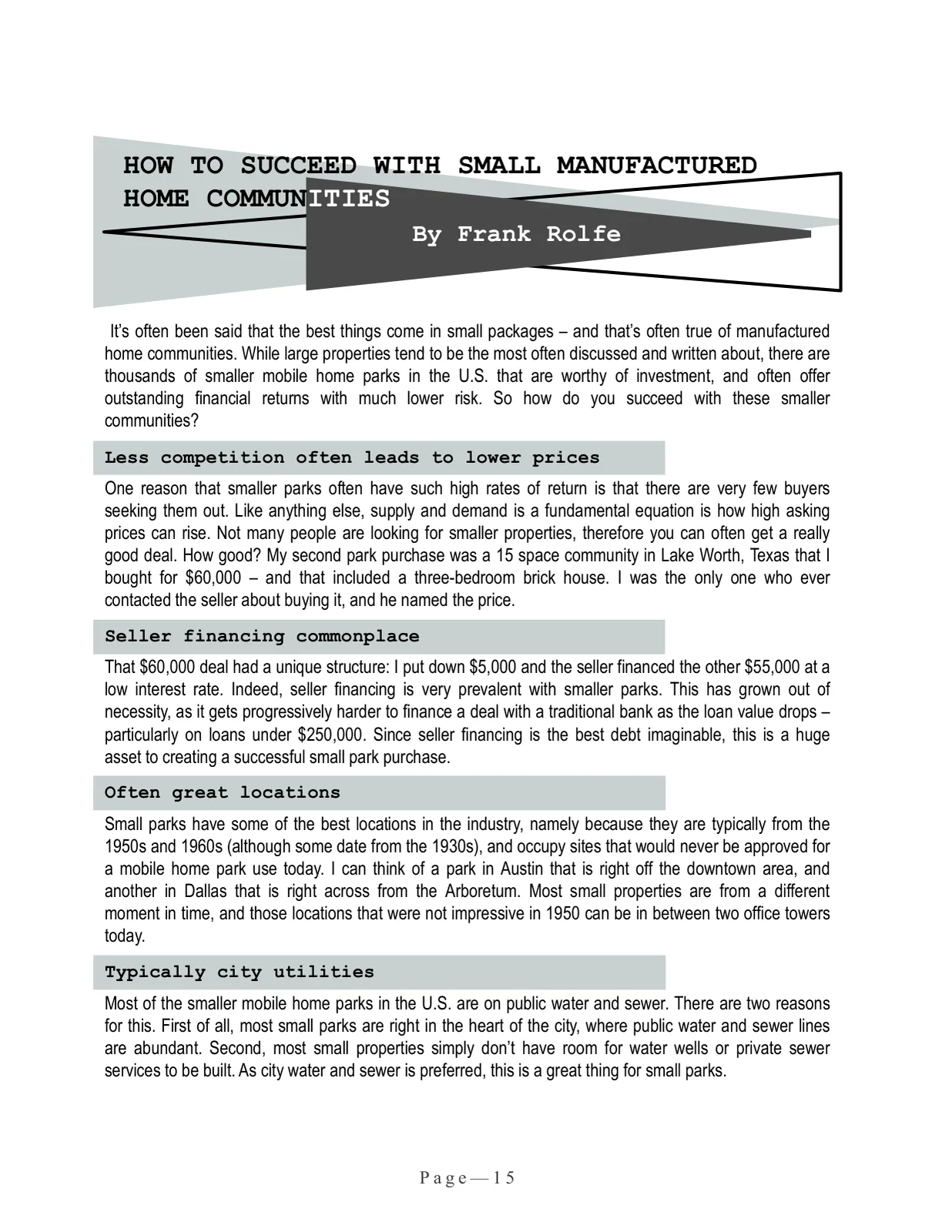 Page 15 of Manufactured Housing Review April 2017