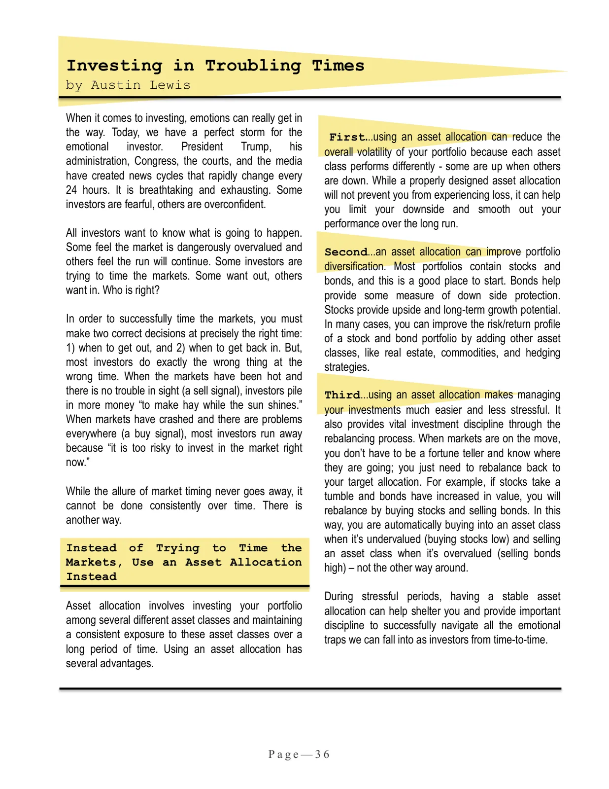 Page 36 of Manufactured Housing Review April 2017