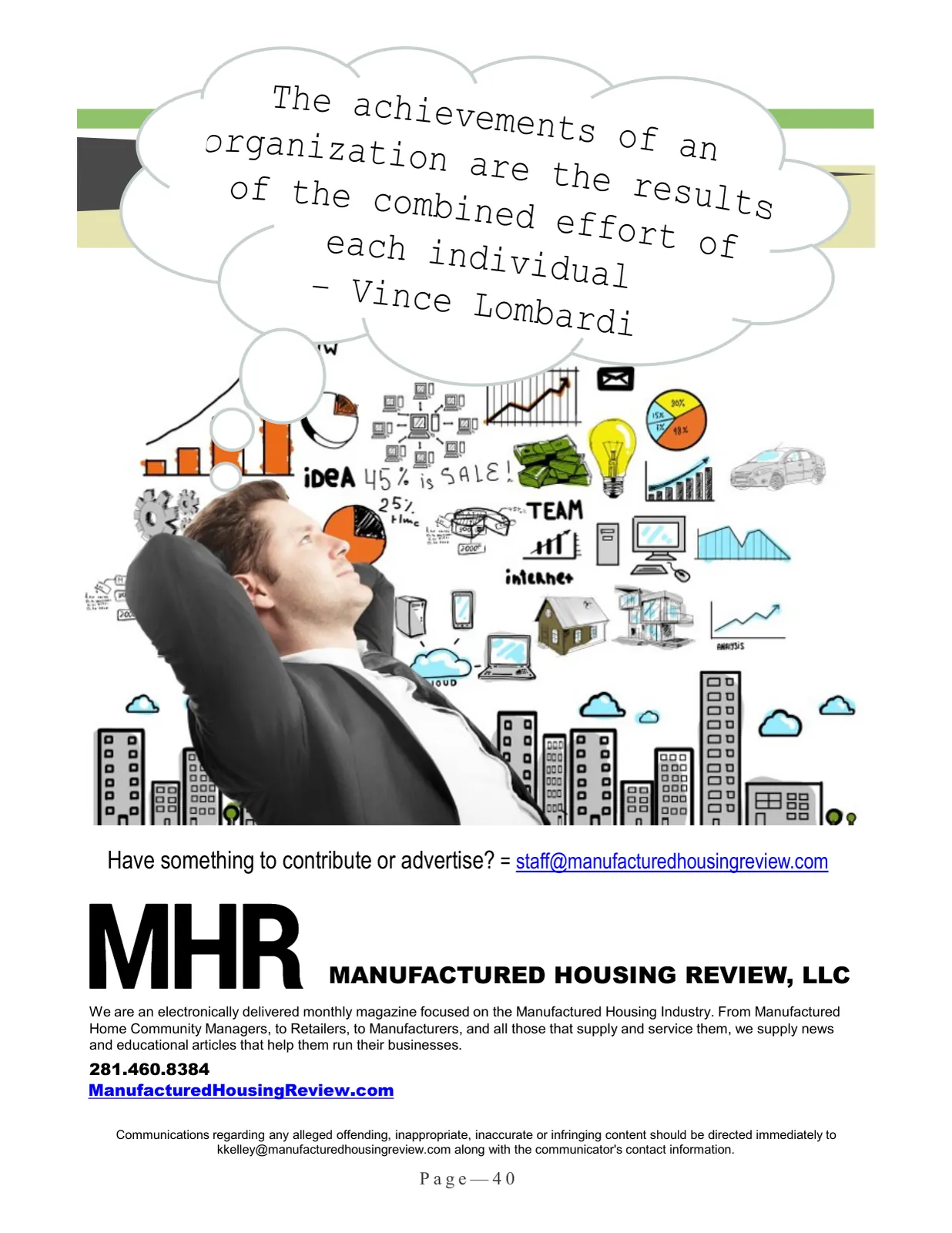 Page 40 of Manufactured Housing Review April 2017