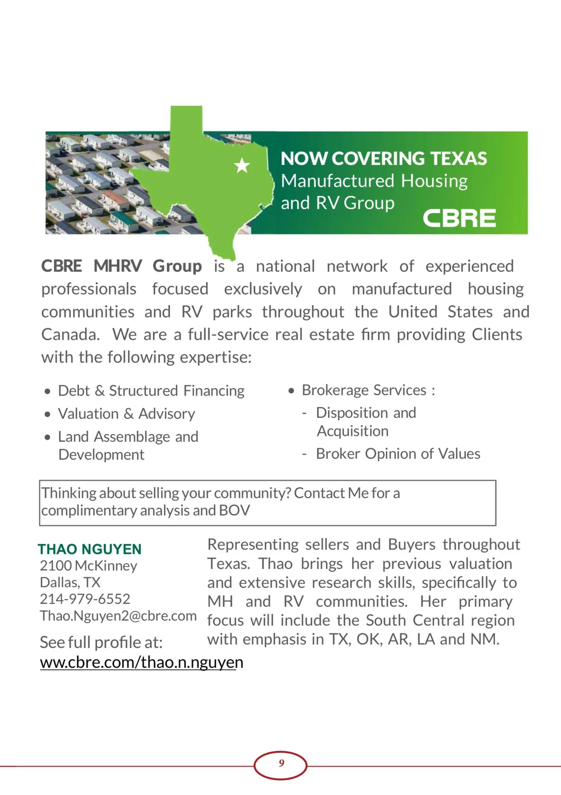 Page 9 of Manufactured Housing Review February 2017