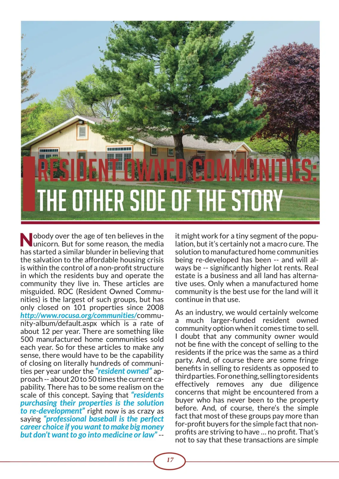 Page 17 of Manufactured Housing Review February 2017