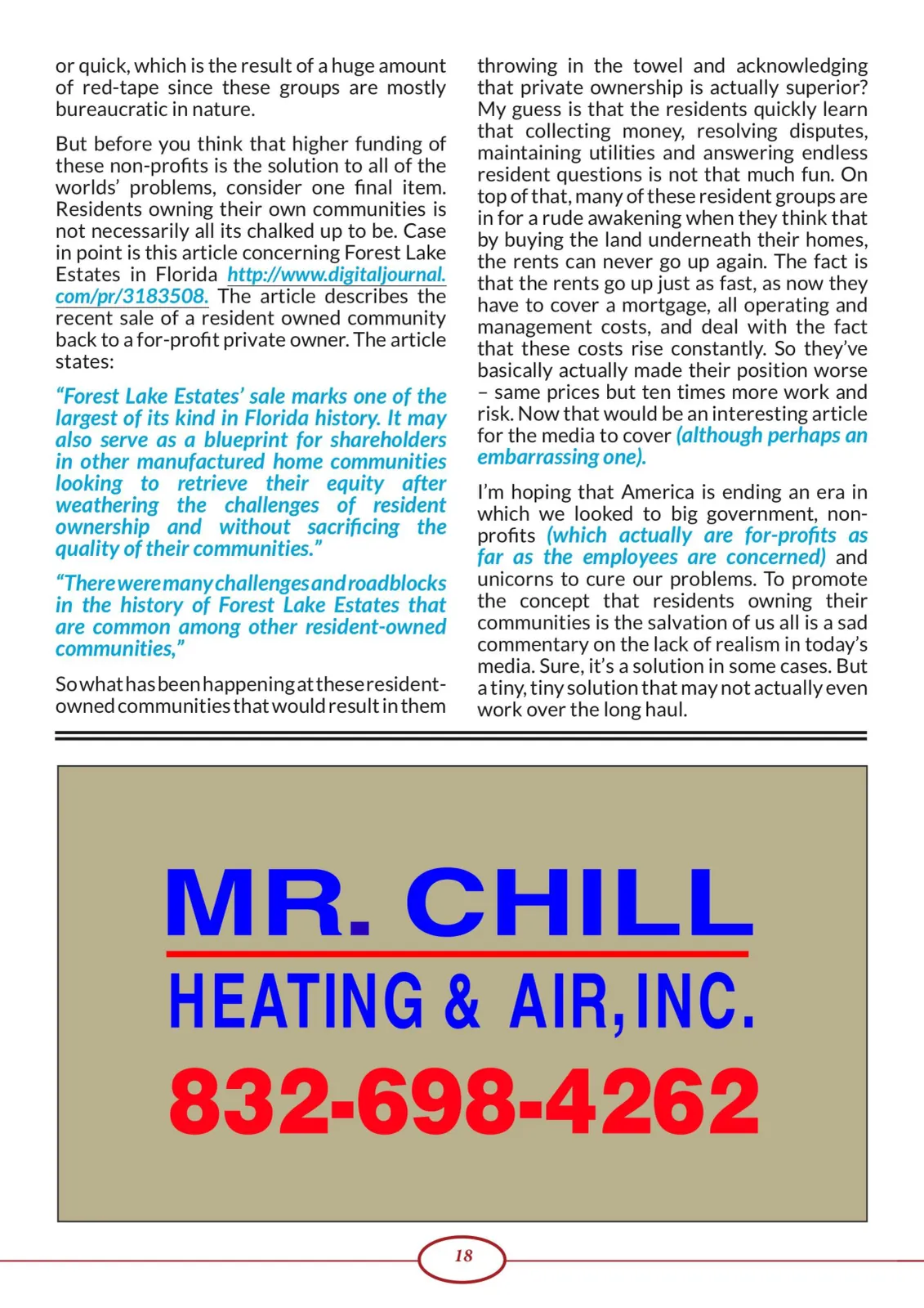 Page 18 of Manufactured Housing Review February 2017