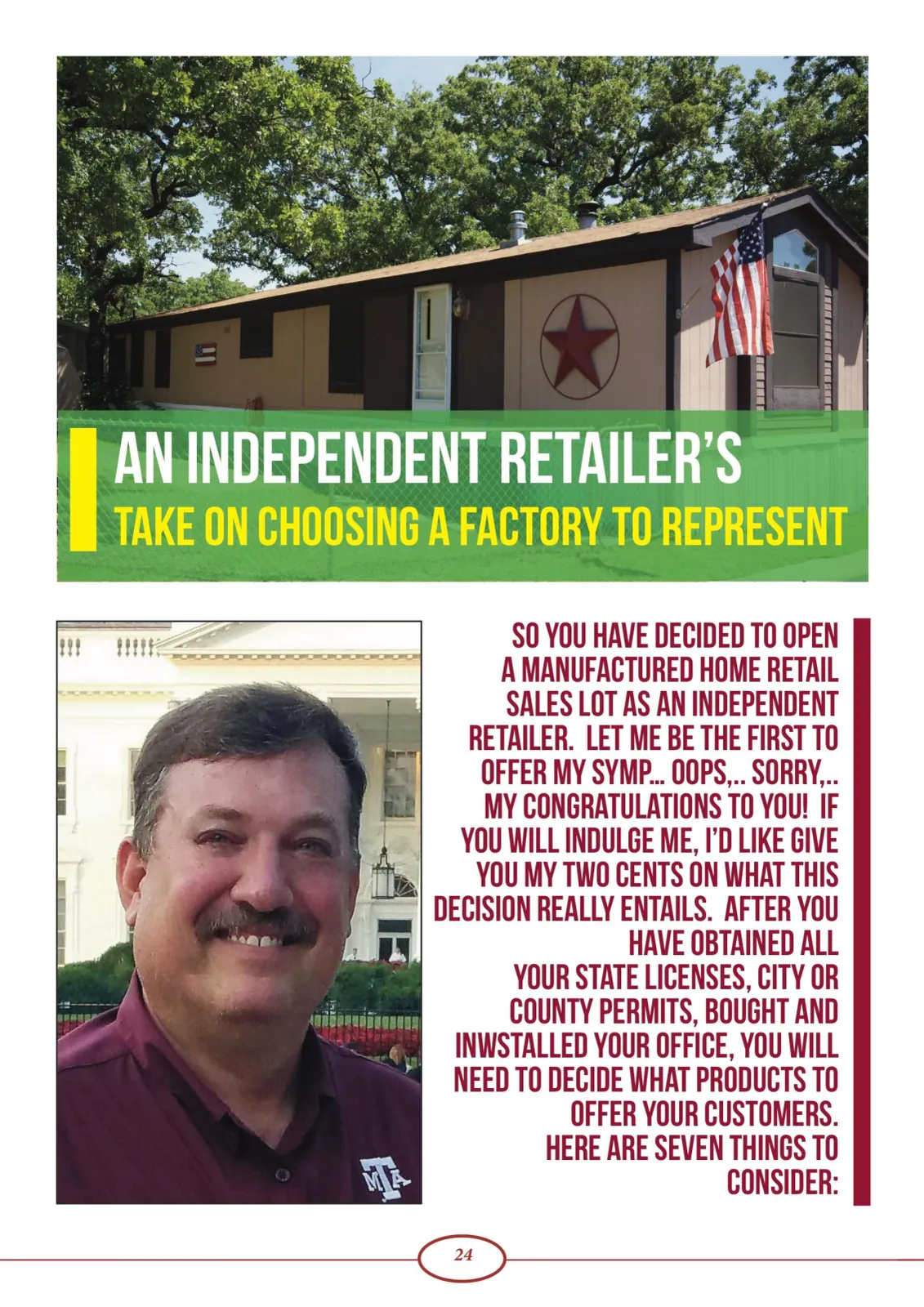 Page 24 of Manufactured Housing Review February 2017