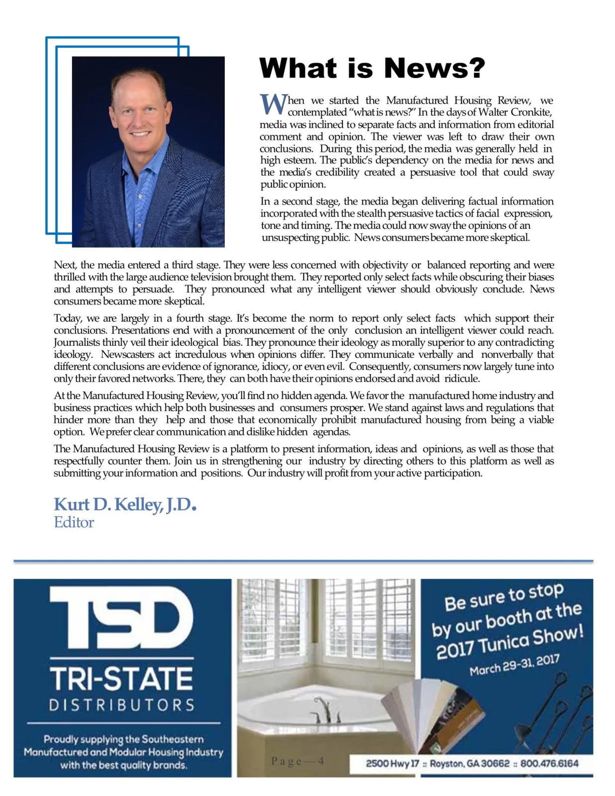 Page 4 of Manufactured Housing Review March 2017