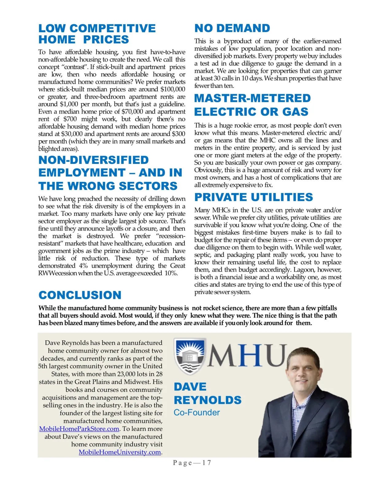 Page 17 of Manufactured Housing Review March 2017