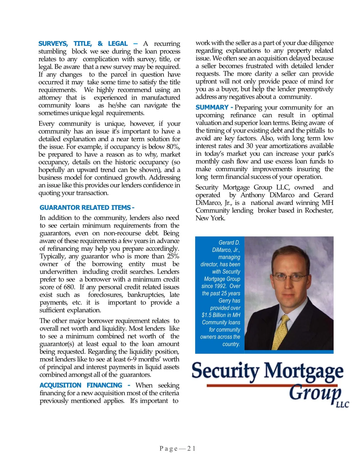 Page 21 of Manufactured Housing Review March 2017