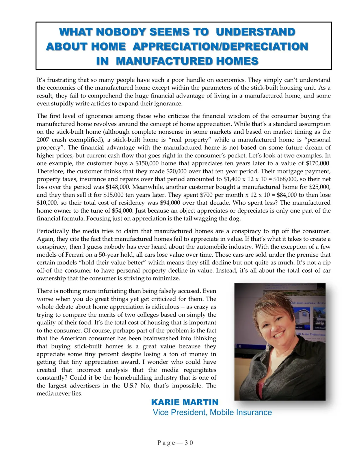 Page 30 of Manufactured Housing Review March 2017