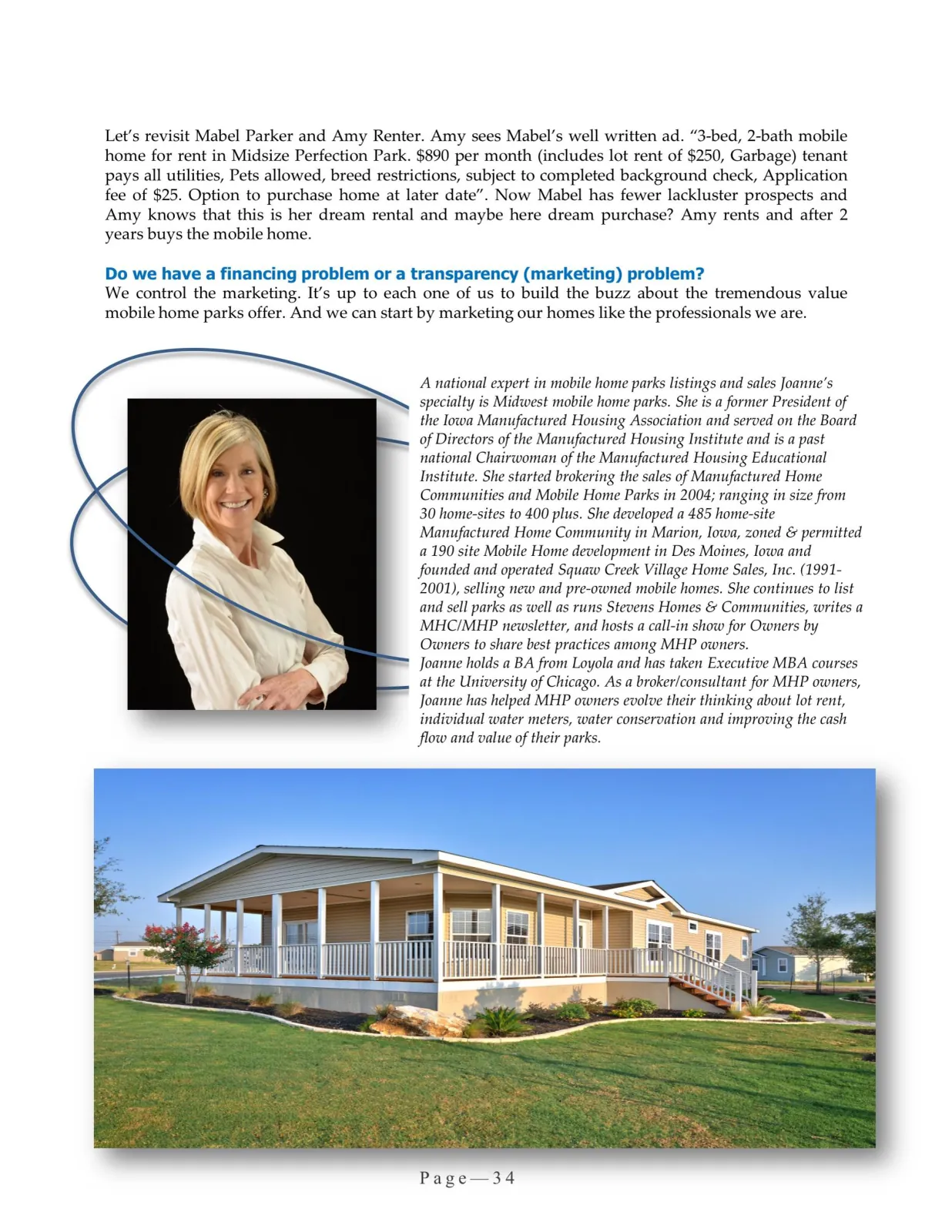 Page 34 of Manufactured Housing Review March 2017